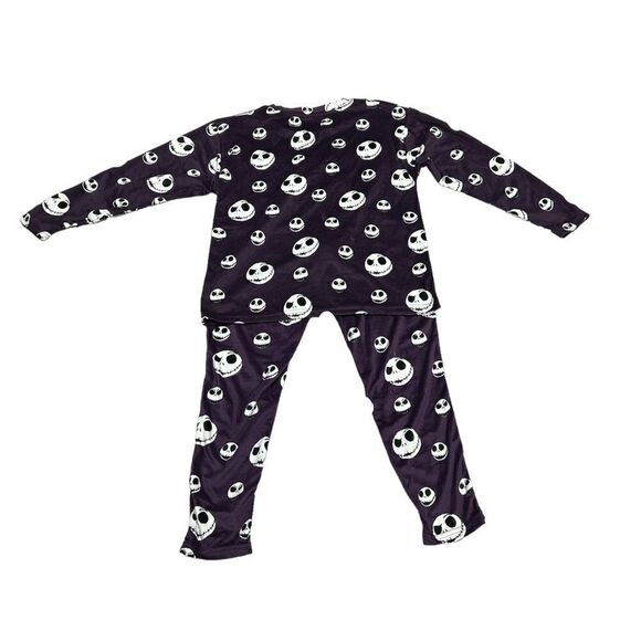 Disney Size XS (0-2) Women Dark Purple Nightmare Before Christmas Pajama Set - Picture 2 of 5